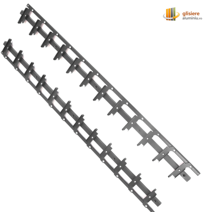 Glisiere din aluminiu pentru terase si foisoare - pentru montaj vertical cu lamele metalice - roflaje mobile [5]