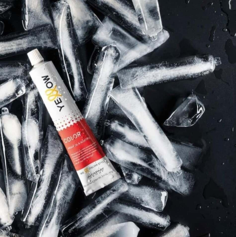 Vopsea permanentă de păr Yellow Professional Color, cu ulei de argan și Aloetrix, 100 ml [1]