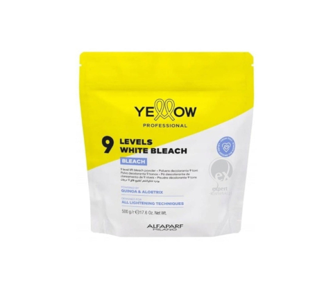 Decoloranti  si Solutii Permanent - Yellow Bleach Decolorant Profesional 9 Niveluri 500g
