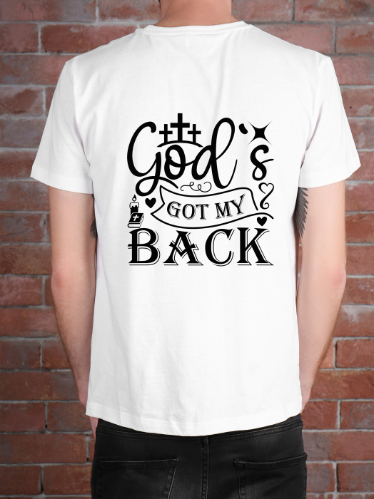 TRICOU Clasic God's got my back [1]