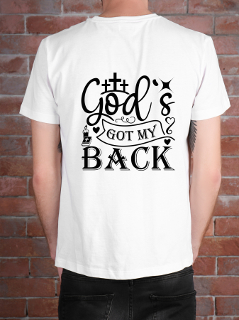 Tricouri - TRICOU Clasic God's got my back