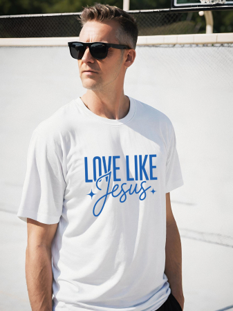 Tricouri - TRICOU CLASIC LOVE LIKE JESUS