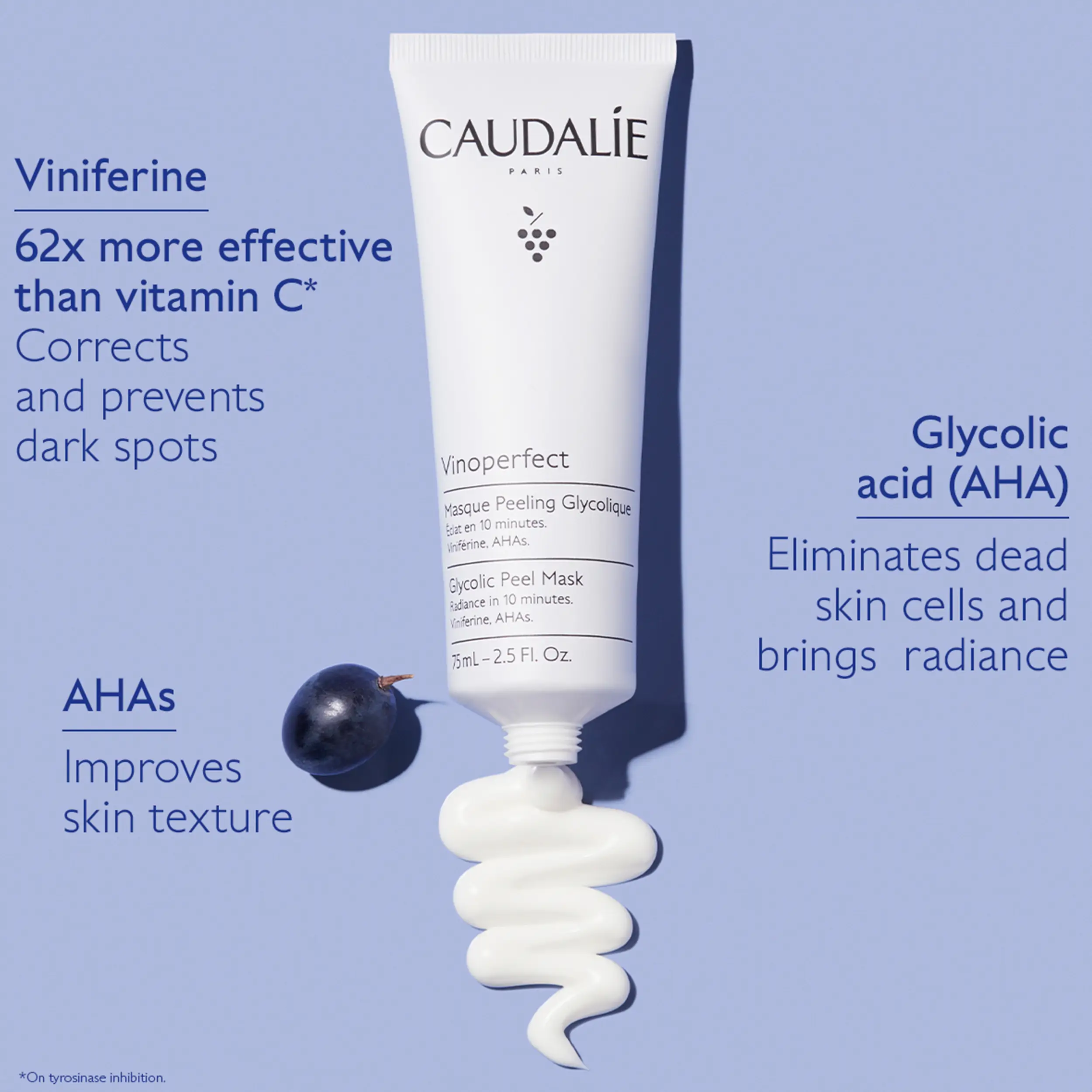Caudalie Vinoperfect Glycolic Peel Mask 75ml [2]