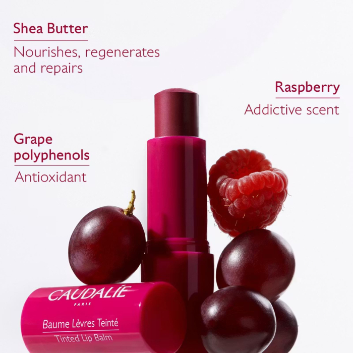 Caudalie Vinotherapist Tinted Lip Balm Raspberry 4.5g [6]
