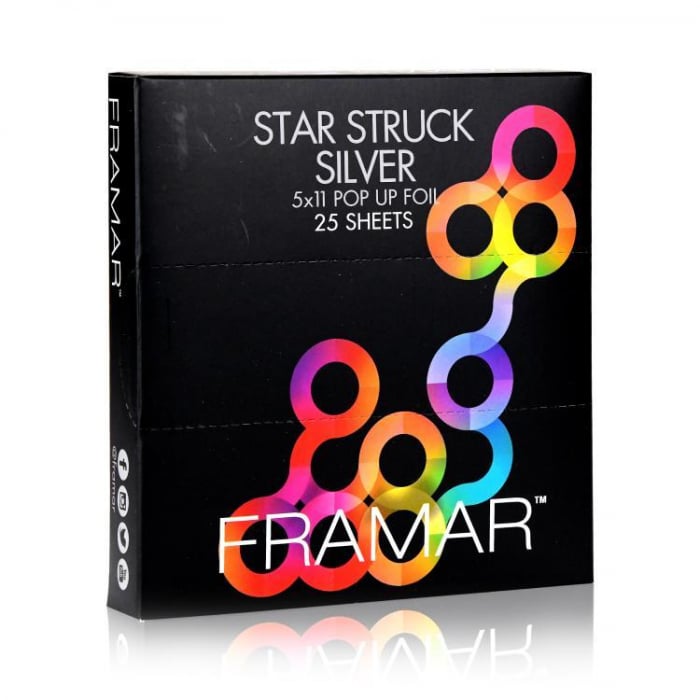 Embossed Pop Ups Star Struck Silver  30cm  25 Sheets [2]