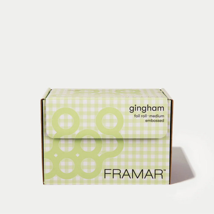 Embossed Roll Medium Gingham Green 98m [2]