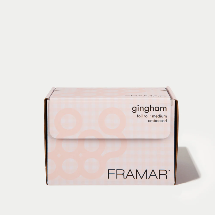 Embossed Roll Medium Gingham Pink 98m [2]