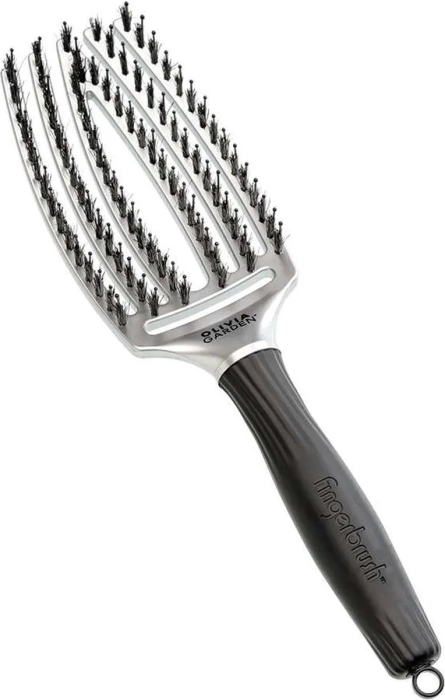 Finger Brush Care Iconic Boar&Nylon Sylver M [2]