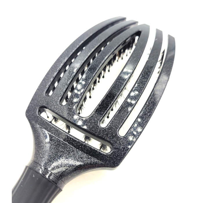 Finger Brush Midnight Care Iconic Boar&Nylon Black Onyx M [3]