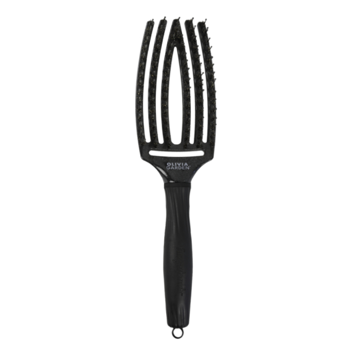 Finger Brush Midnight Care Iconic Boar&Nylon Black Onyx M [1]