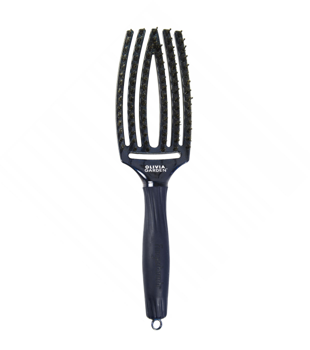 Finger Brush Midnight Care Iconic Boar&Nylon Blue Sapphire M [1]