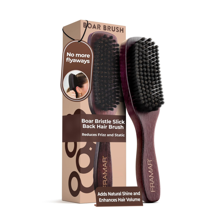 Framar Boar Brush Dark Brown [2]
