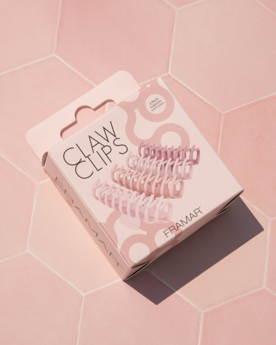 Framar Claw Clips Blush set (4buc) [2]