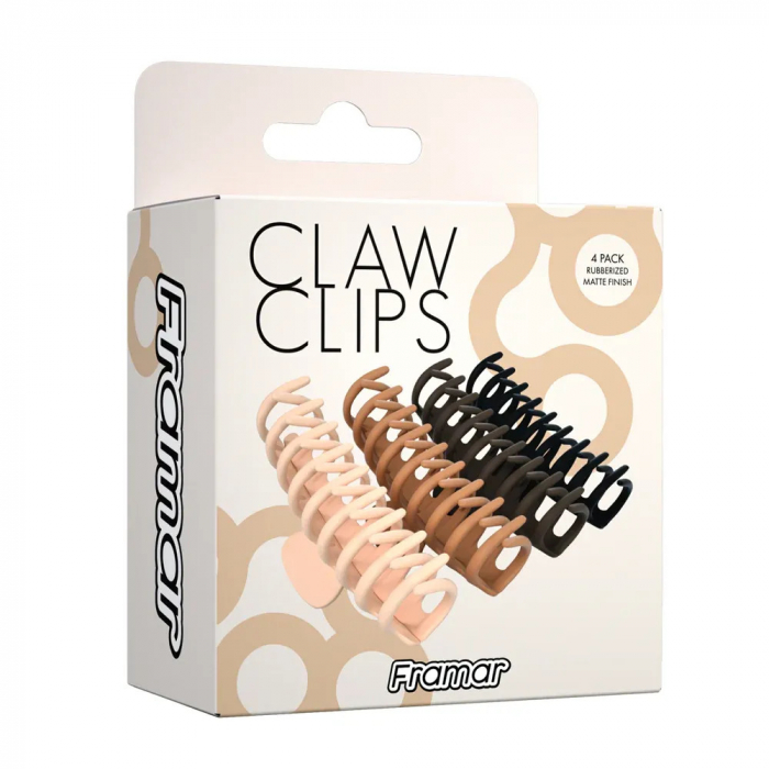 Framar Claw Clips Neutral set (4buc) [3]