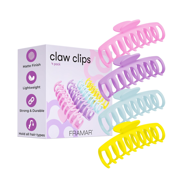 Framar Claw Clips Pastel set (4buc) [2]