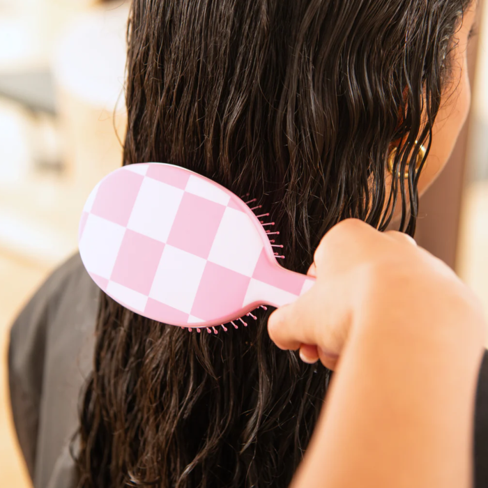 Framar Detangle Brush - Checked Out Pink [5]