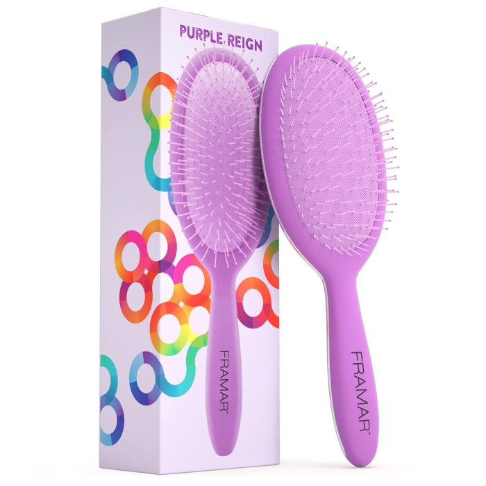 Framar Detangle Brush - Purple Reign [2]