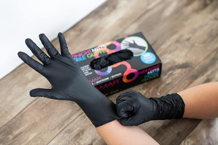 Framar Gloves - Midnight Mitts Nitrile Large 100buc. [2]