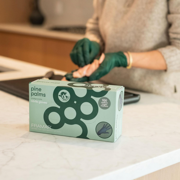 Framar Gloves - Pine Palms Nitrile Small 100buc. [3]