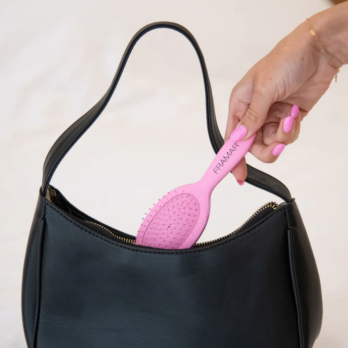 Framar Mini Detangle Brush - Pink [3]