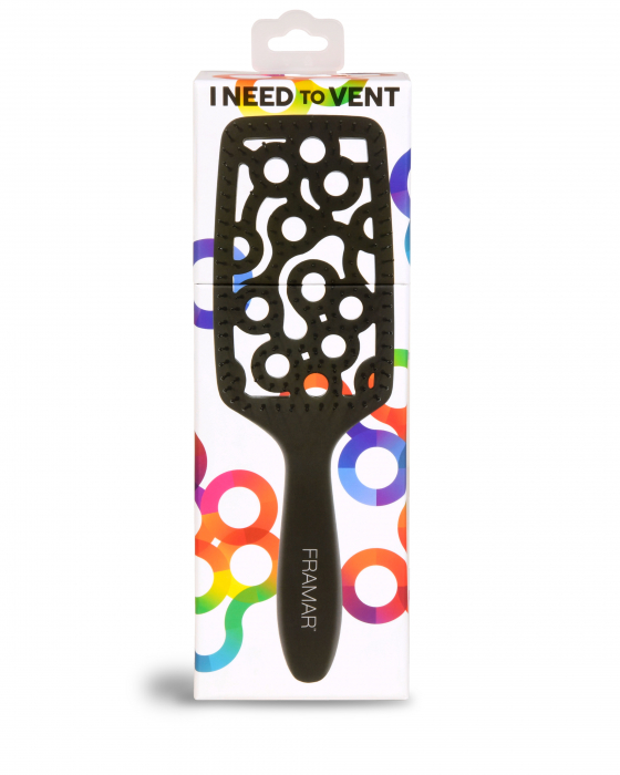 Framar Vent Brush - I Need to Vent - Black [2]