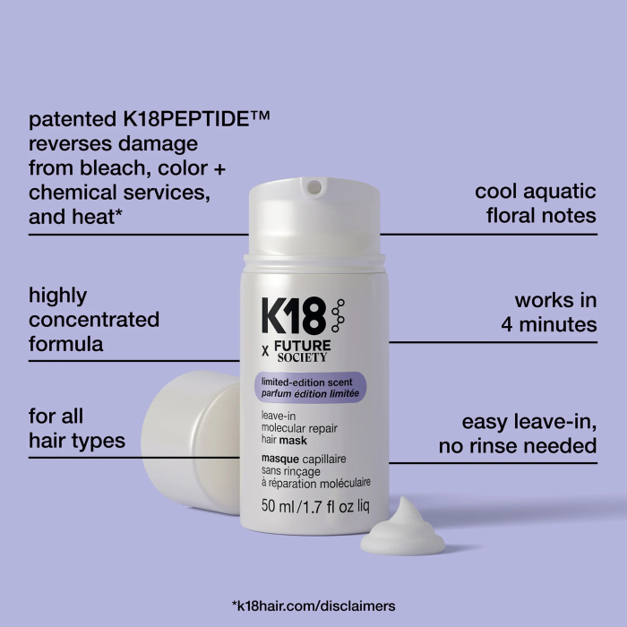 K18 Future Society leave-in Molecular Repair Mask50ml [3]