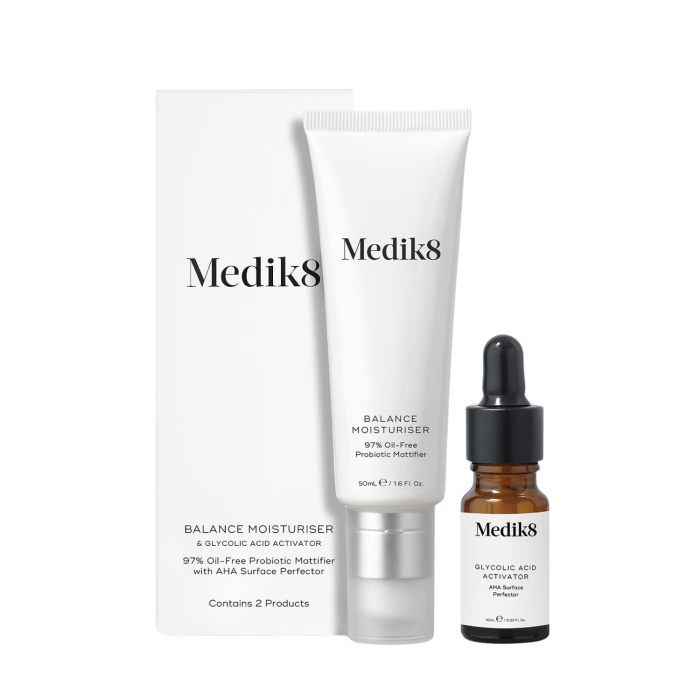 Medik8 Balance Moisturiser with Glycolic Acid Activator 50ml [3]