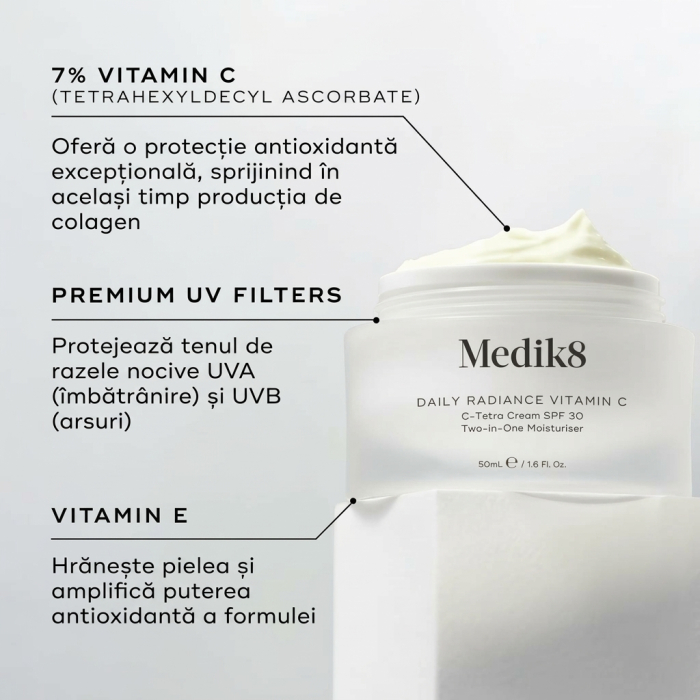 Medik8 Daily Radiance Vitamin C SPF30 Cream 50ml [4]