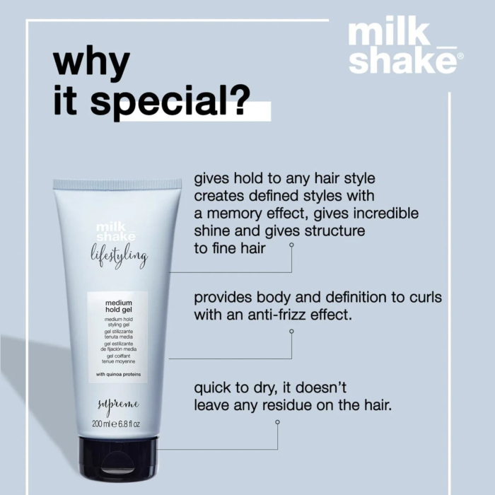 Milk Shake Lifestyling Medium Hold Gel 200ml [5]