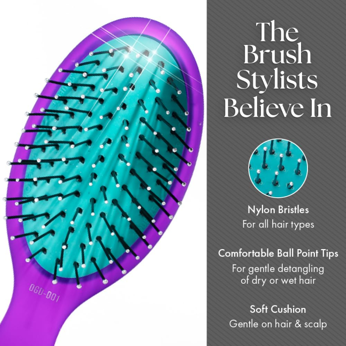 Mini Detangler Purple OGM-D01 [2]