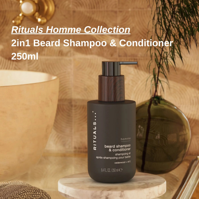 Rituals Homme 2in1 Beard Shampoo & Conditioner 250ml [2]