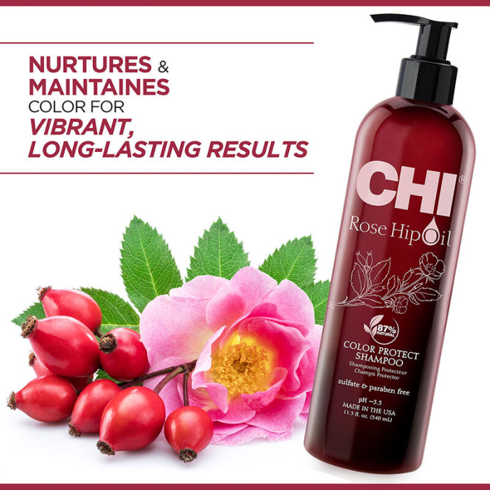 Rose Hip Oil Protecting Shampoo 340 ml [3]
