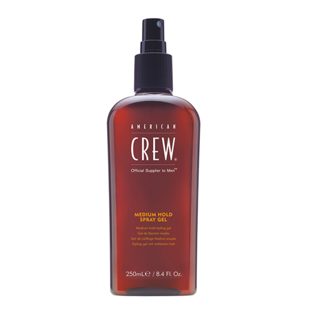 Styling - modelare și fixare - American Crew Medium Hold Spray Gel 250 ml