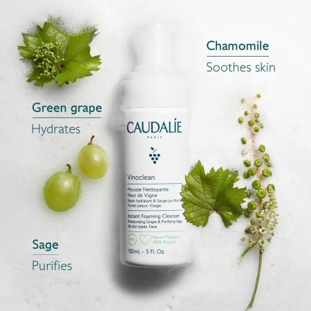 Caudalie Vinoclean Instant Foaming Cleanser 50ml [3]