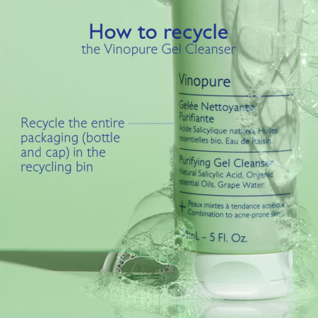Caudalie Vinopure Purifying Gel Cleanser 75ml [2]