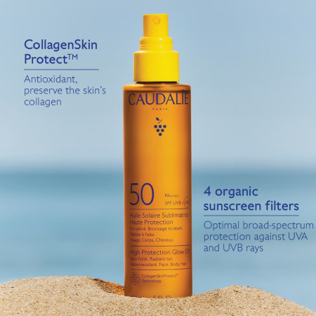 Caudalie Vinosun Protect High Protection SPF50 Glow Oil 150ml [1]