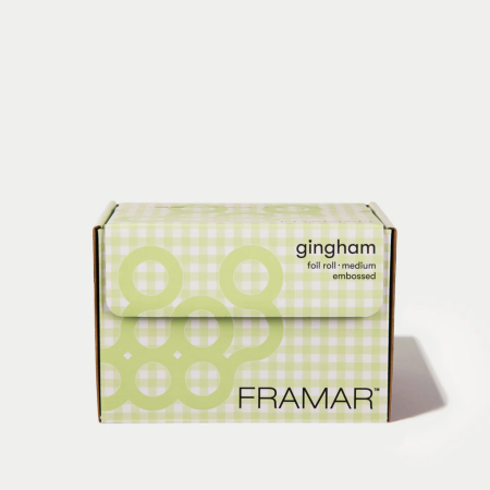 Embossed Roll Medium Gingham Green 98m [1]