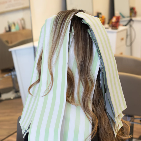 Embossed Roll Medium Stripes Celery 98m [3]