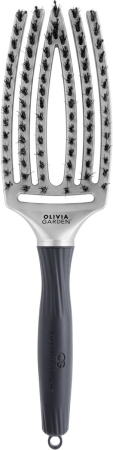 Perii și piepteni - Finger Brush Care Iconic Boar&Nylon Sylver M