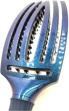 Finger Brush Midnight Care Iconic Boar&Nylon Blue Sapphire M [2]