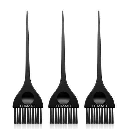 FRAMAR - Framar Classic Color Brush Matte Black Set (3 buc.)