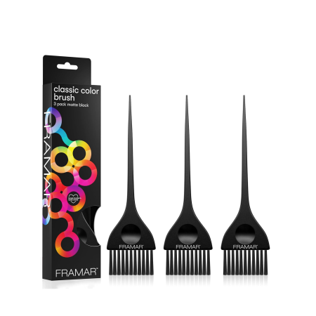Framar Classic Color Brush Matte Black Set (3 buc.) [1]