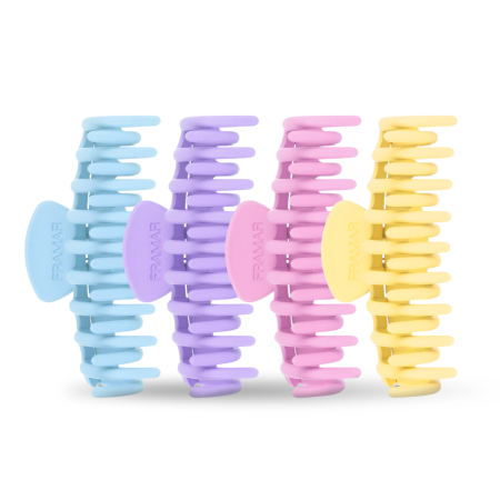 Perii și piepteni - Framar Claw Clips Pastel set (4buc)