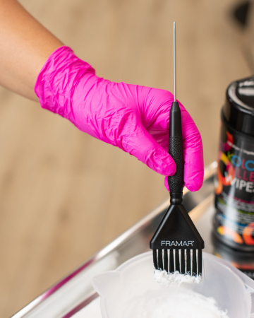 Framar Gloves - Pink Paws Nitrile Large 100buc. [2]