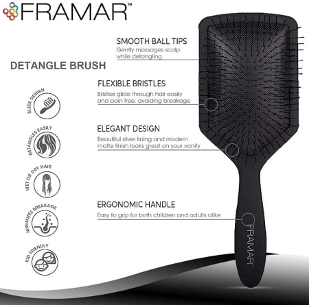 Framar Paddle Brush - Black [4]