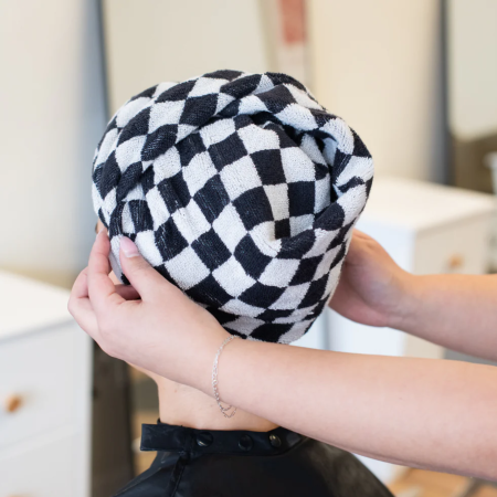 Framar Towels Black&White Checkered Style (set 6 buc.) [4]