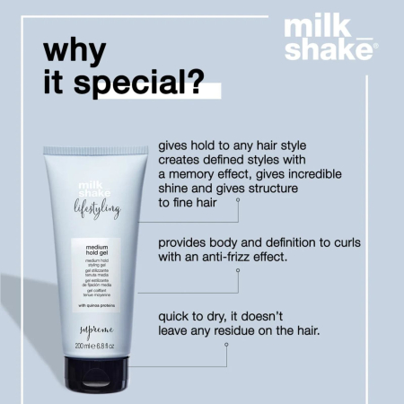 Milk Shake Lifestyling Medium Hold Gel 200ml [4]