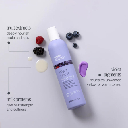 Milk Shake Silver Shine Light Shampoo 300ml [3]