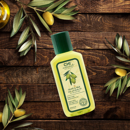 Naturals with Olive Oil Olive & Silk Hair and Body Oil 59 ml [3]