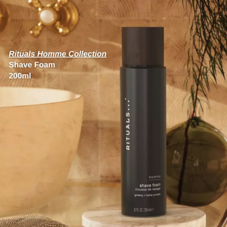 Rituals Homme Shave Foam 200ml [1]